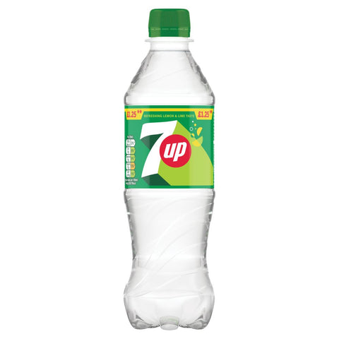 7UP Regular Lemon & Lime Bottle 500ml (Pack of 12)