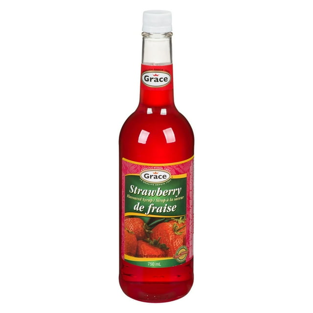 Grace Strawberry Flavour Syrup 750ml (Pack of 1)