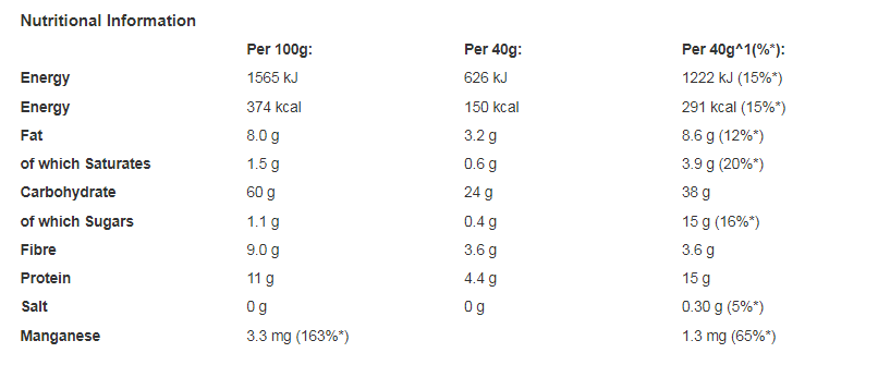 Quaker Porridge Oats 1kg (Pack of 10)