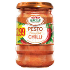 Sacla' No. 8 Fiery Chilli Pesto 190g (Pack of 6)