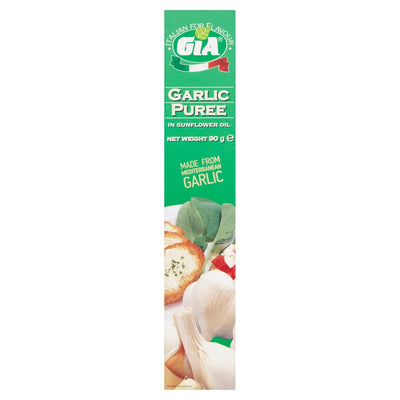 Gia Garlic Puree in Sunflower Oil 90g (Pack of 12)
