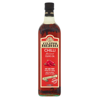 Filippo Berio Chilli Flavoured Olive Oil 1Litre (Pack of 1)