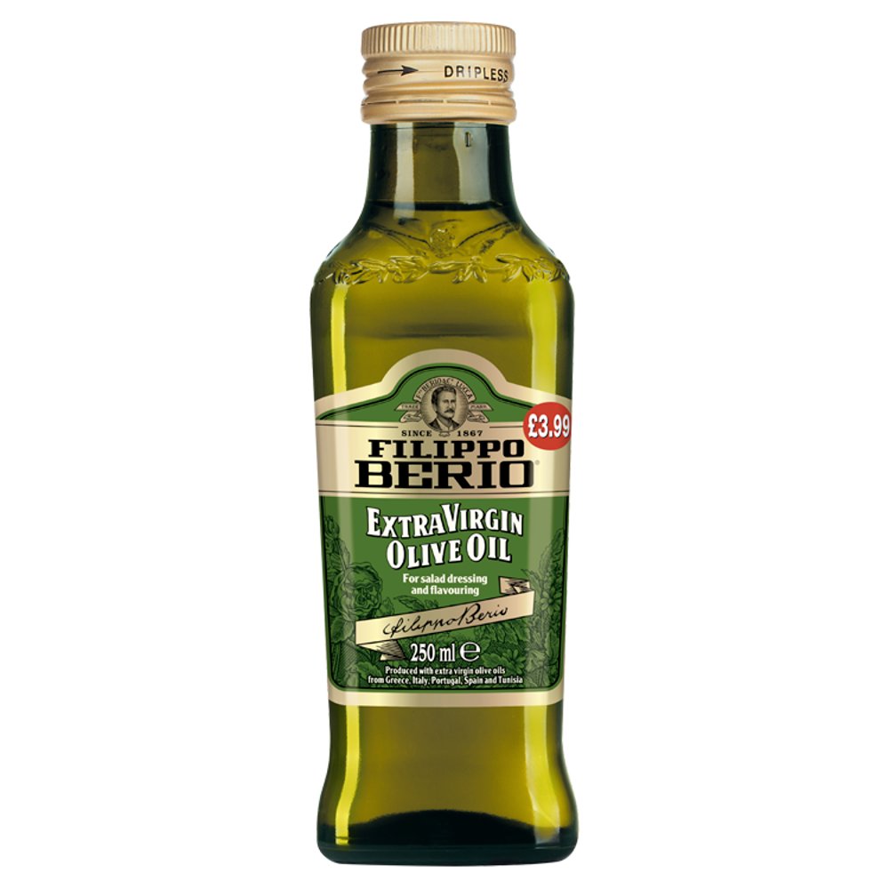 Filippo Berio Extra Virgin Olive Oil 250ml (Pack of 6)