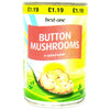 Bestone Button Mushrooms 290g (Pack of 6)