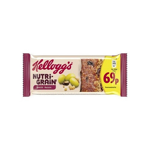Kellogg's Nutri-Grain Bakes Raisin 45g (Pack of 24)