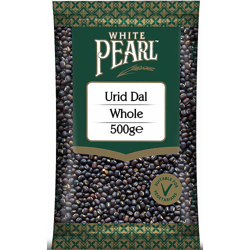 White Pearl Urid Whole 500g (Pack of 12)