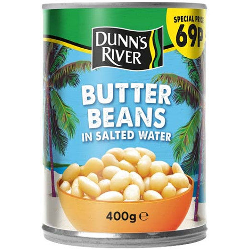 Dunns River Butter Beans 400g (Pack of 12)