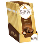 Ferrero Rocher Original Tablet 90g (Pack of 8)