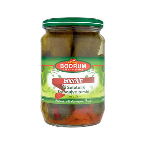 Bodrum Gherkin Pickles 720g (Pack of 6)