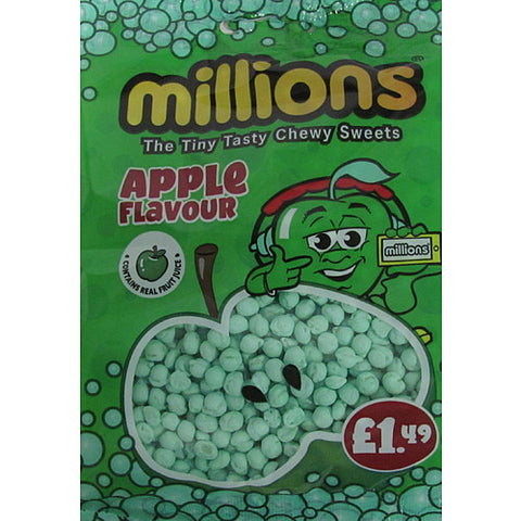Millions Hanging Bag Apple 110g ( Pack of 12 )