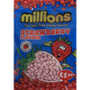 Millions Bag Strawberry Bag 110g ( Pack of 12 )