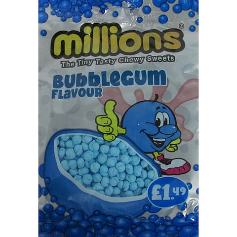 Millions Bubblegum Bag 110g ( Pack of 12 )