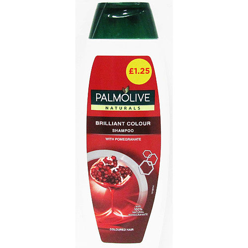 Palmolive Naturals Shampoo Brilliant Colour with Pomegranate 350ml (Pack of 6)