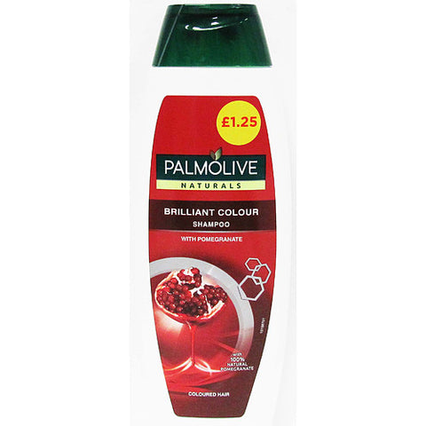 Palmolive Naturals Shampoo Brilliant Colour with Pomegranate 350ml (Pack of 6)