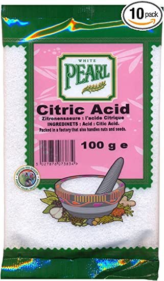 White Pearl Citric Acid 100g (Pack of 12)