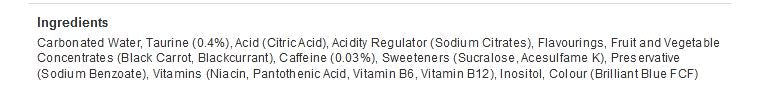 Boost Energy Zero Dark Fruits 250ml (Pack of 24)