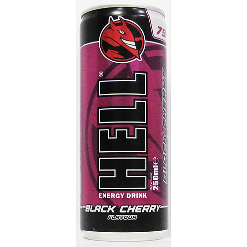 Hell Energy Drink Black Cherry250ml (Pack of 24)
