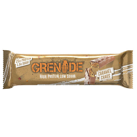 Grenade Caramel Chaos Caramel Flavour 60g (Pack of 12)
