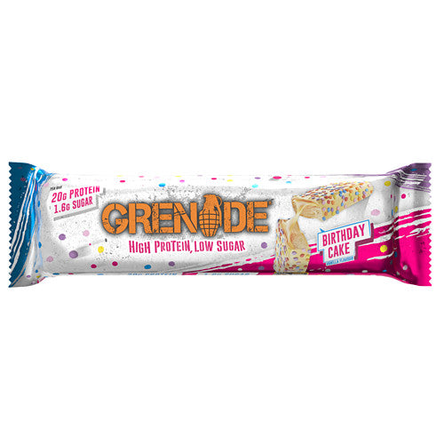 Grenade Birthday Cake Flavour 60g (Pack of 12)