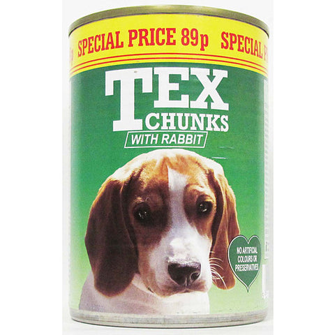 Tex Chunks with Rabbit 400g (Pack of 12)