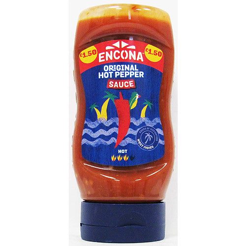Encona Hot Pepper Sauce 285ml (Pack of 6)
