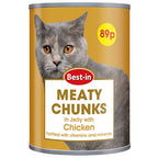 Bestin Cat Food Chicken In Jelly 400gm (Pack of 12)