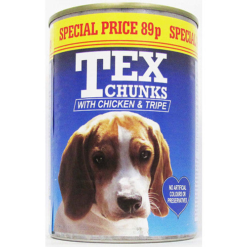 Tex Chunks with Chicken & Tripe 400g (Pack of 12)