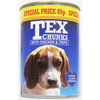 Tex Chunks with Chicken & Tripe 400g (Pack of 12)