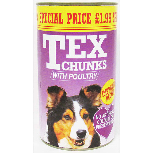 Tex Chunks with Poultry 1.2kg (Pack of 6)