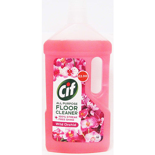 Cif Floor Cleaner Wild Orchid 950ml (Pack of 8)