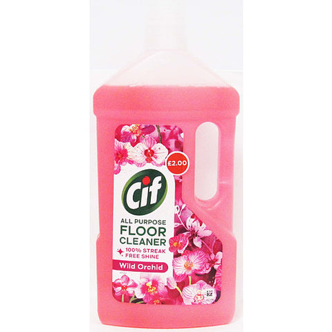 Cif Floor Cleaner Wild Orchid 950ml (Pack of 8)