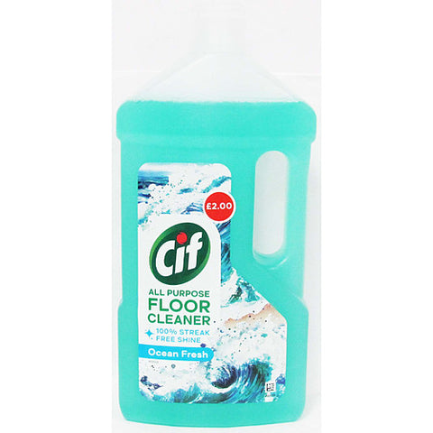Cif Floor Cleaner Ocean 950ml (Pack of 8)