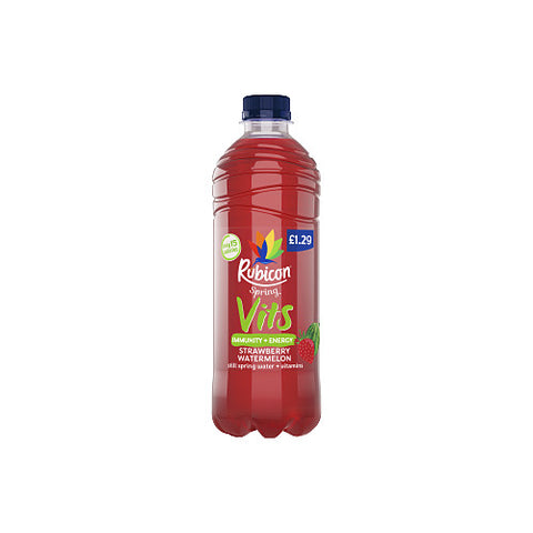 Rubicon Spring Vits Strawberry Watermelon 500ml (Pack of 12)