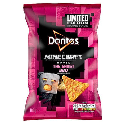Doritos Sweet BBQ Tortilla Chips Sharing Bag Crisps 180g (Pack of 12)