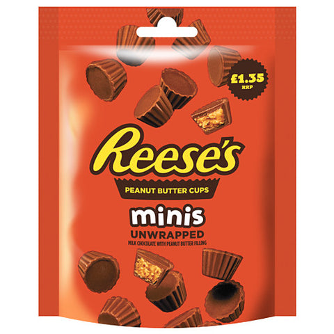 Reese's Peanut Butter Cups Miniatures 68g (Pack of 16)