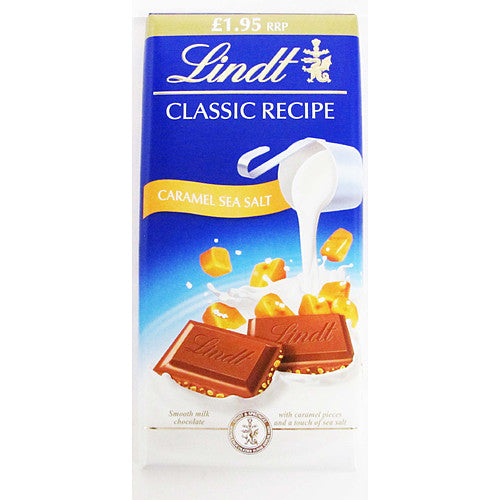 Lindt Classic Caramel & Sea Salt (Pack of 8)