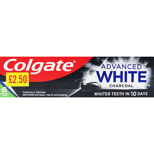 Colgate Advanced Whitening Charcoal 75ml (Pack of 6)