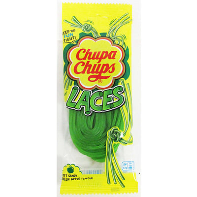 Chupa Chups Apple Laces 90g (Pack of 18)
