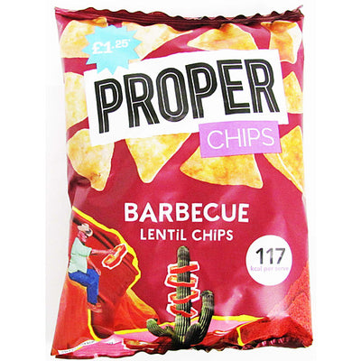 Proper Proper Chips BBQ Lentil  50g  (Pack of 15)