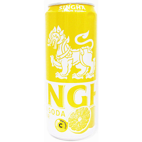 Singha Original Lemon Soda Zero Sugar 300ml (Pack of 24)