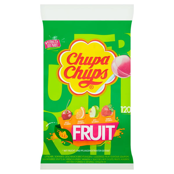 Chupa Chups 120 Fruit Lollipops 12g  (Pack of 720)
