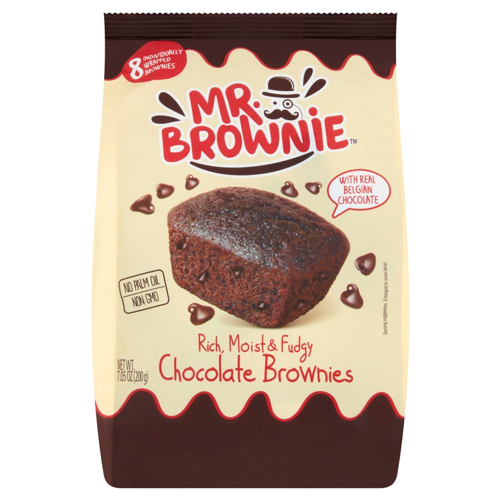 Mr. Brownie Chocolate Brownies 200g (pack of 1)