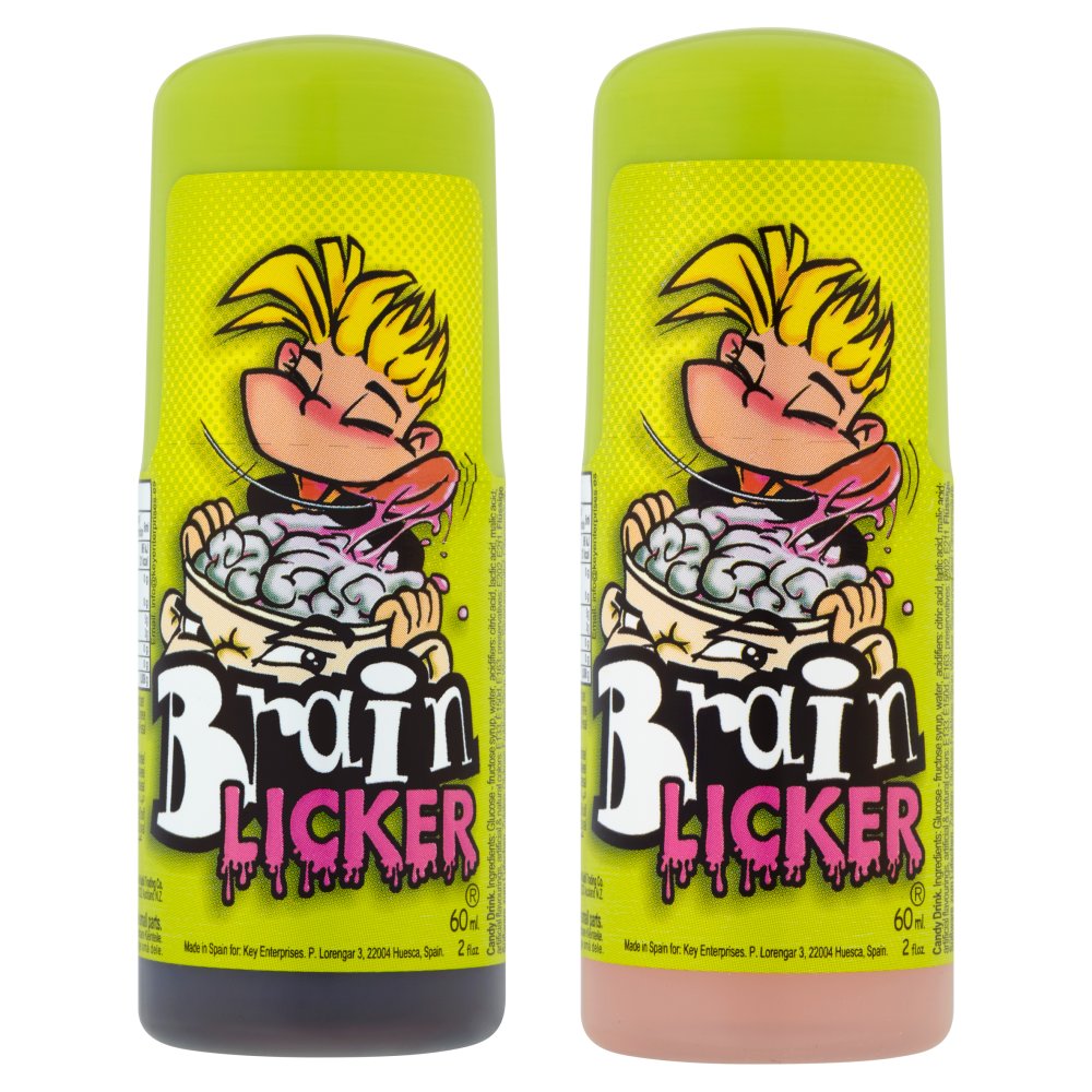Brain Licker Raspberry Candy Drink 60ml (Pack of 96)
