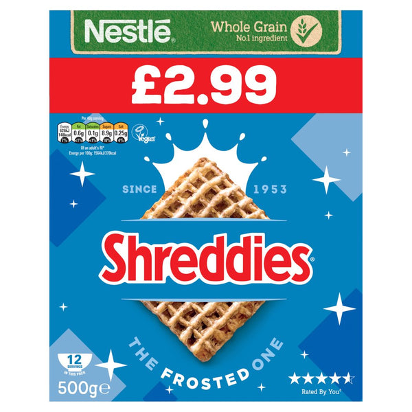 Shreddies The Frosted One 500g (Pack of 6)