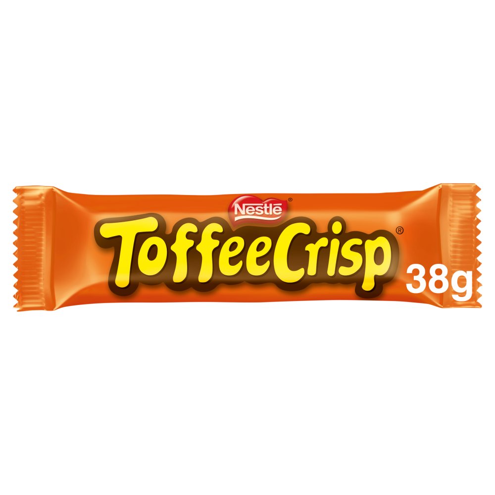 Toffee Crisp Milk Chocolate Bar 38g (Pack of 24)