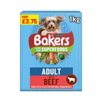 Bakers Adult with Tasty Beef & Country Vegetables 1kg (Pack of 5)
