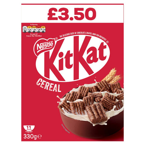 Nestle KitKat Milk Chocolate Cereal 330g (Pack of 7)