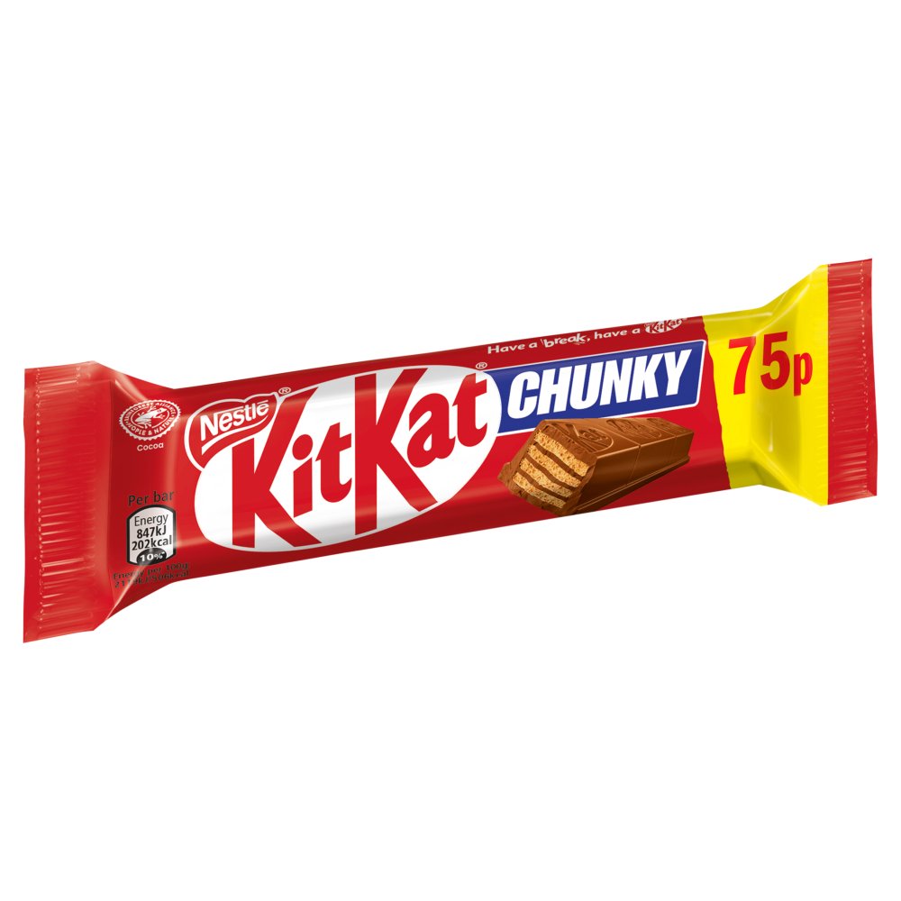 Kit Kat Chunky Milk Chocolate Bar 40g (Pack of 24)