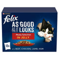 Felix As Good As It Looks Meaty Selection in Jelly 85g (Pack of 4)