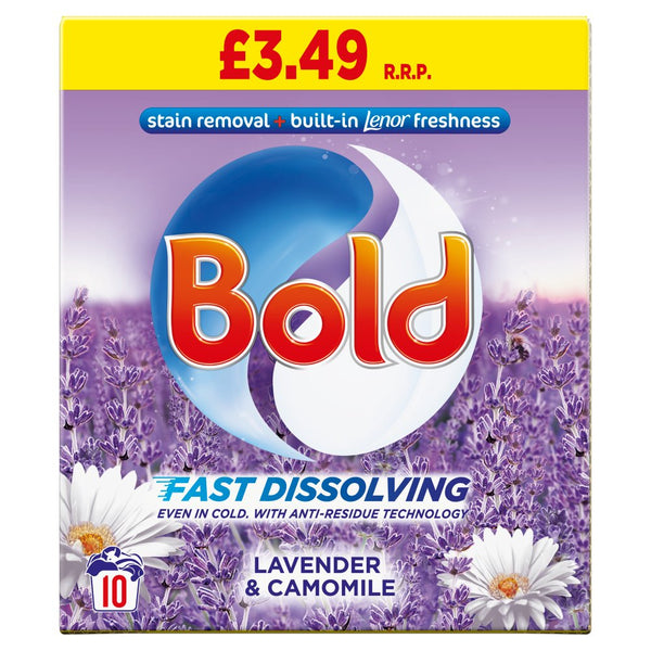 Bold Washing Powder 600g, 10 Washes (Pack of 6)